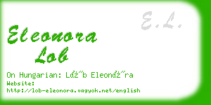 eleonora lob business card
